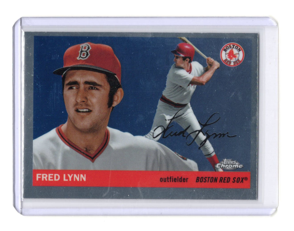 2025 Topps Chrome Platinum Anniversary Fred Lynn #395 Boston Red Sox