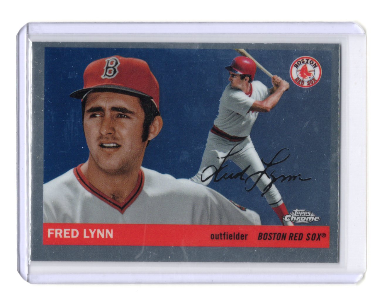 2025 Topps Chrome Platinum Anniversary Fred Lynn #395 Boston Red Sox