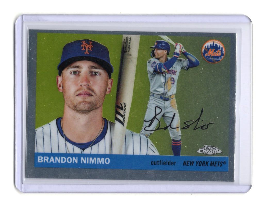 2025 Topps Chrome Platinum Brandon Nimmo Card New York Mets #58