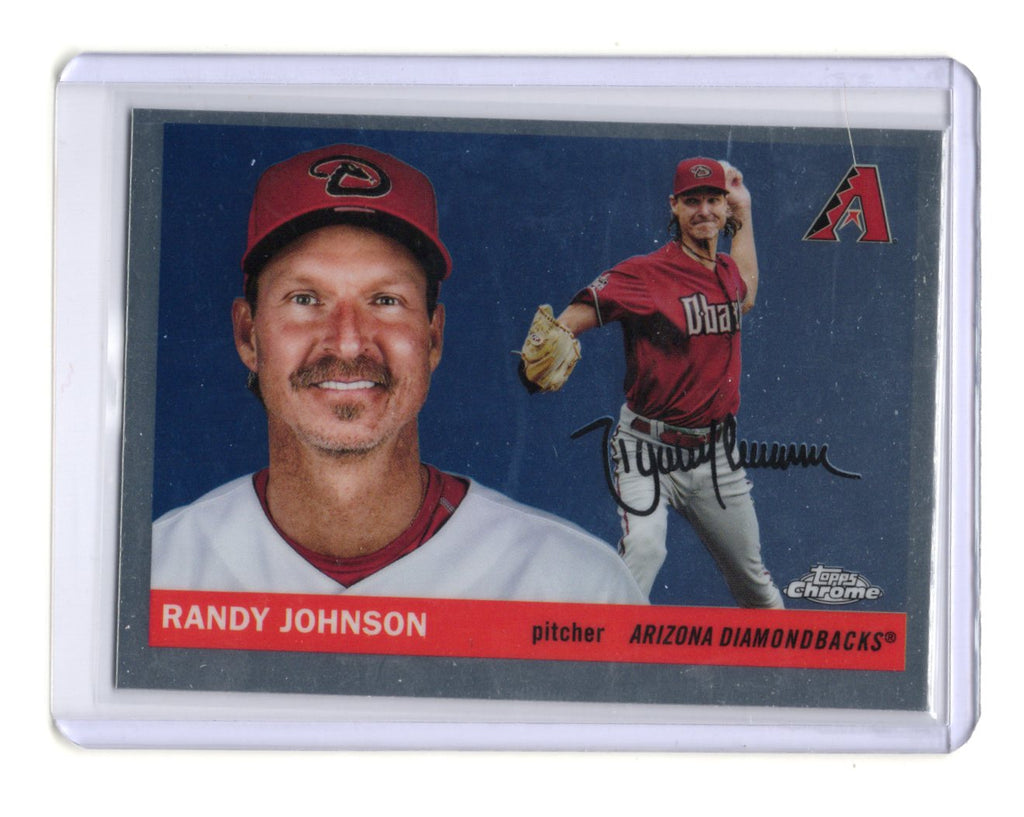 2025 Topps Chrome Platinum Randy Johnson Card Arizona Diamondbacks #326