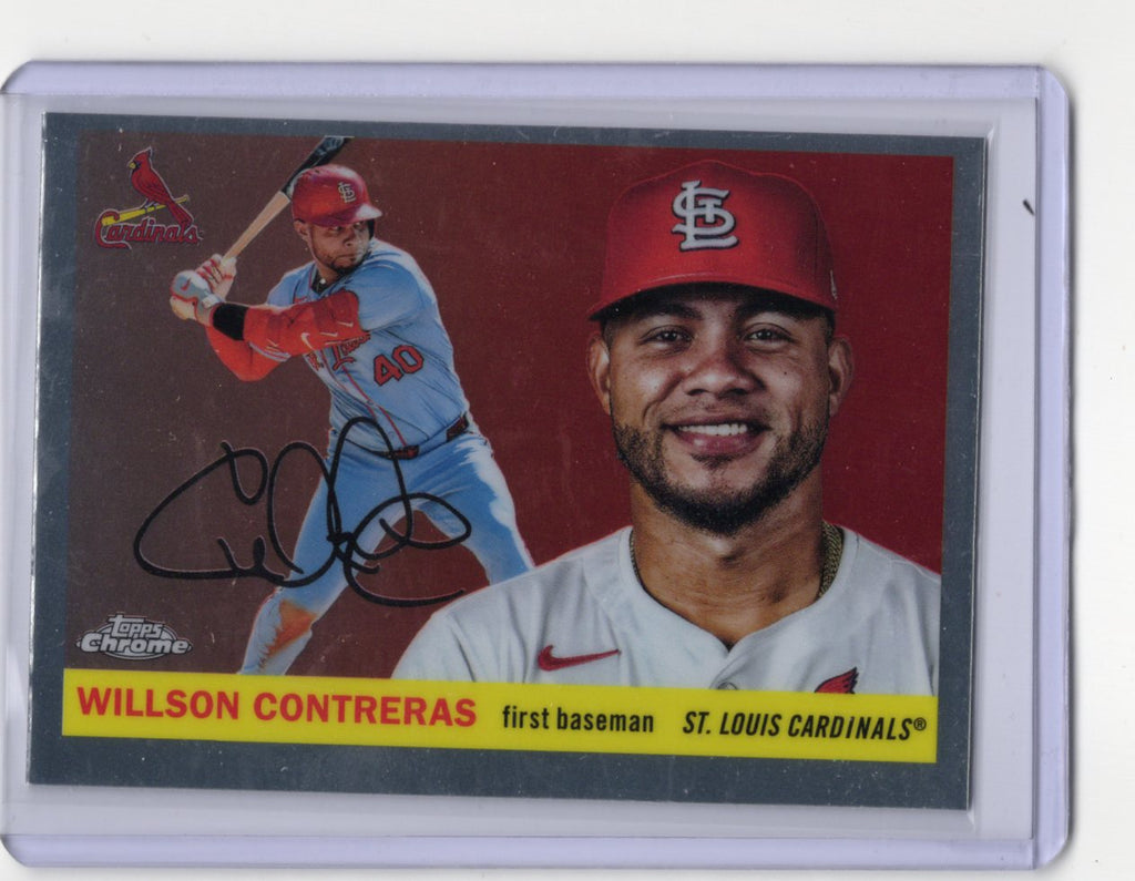 2025 Topps Chrome Platinum Willson Contreras Card St. Louis Cardinals #108