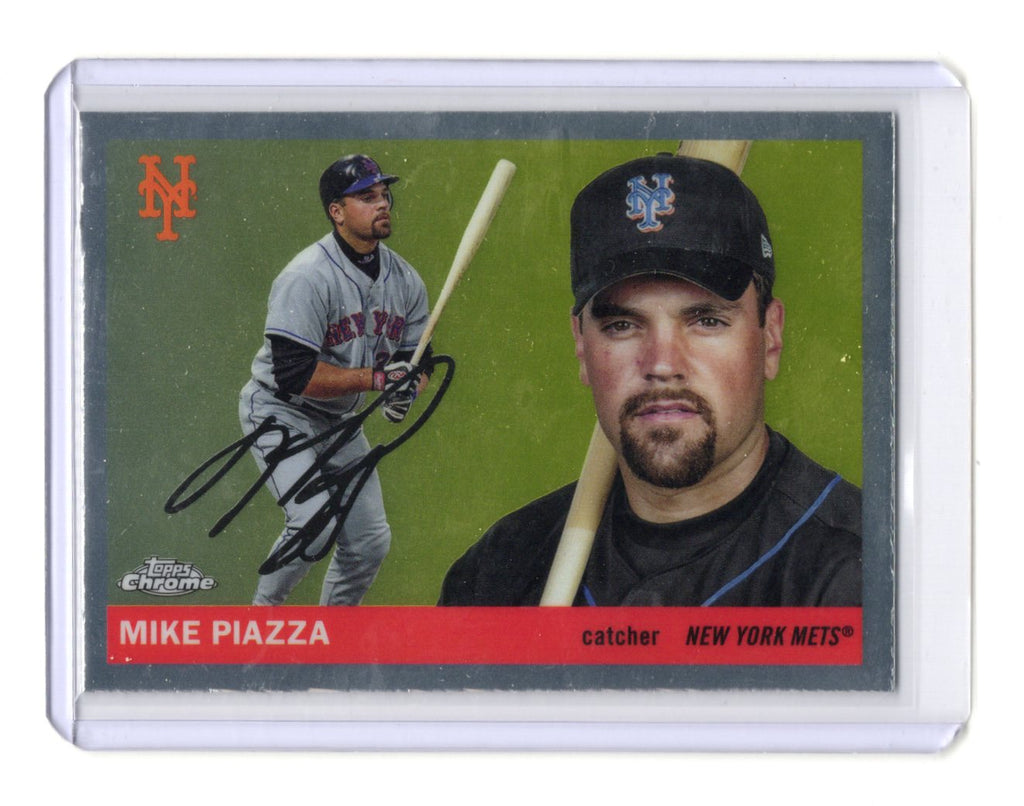 2025 Topps Chrome Platinum Mike Piazza Card New York Mets #465