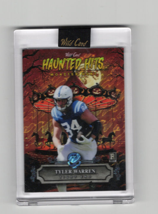 2025 Wild Card Haunted Hits Carnival Tyler Warren Rookie RC #HHCA-TW Colts