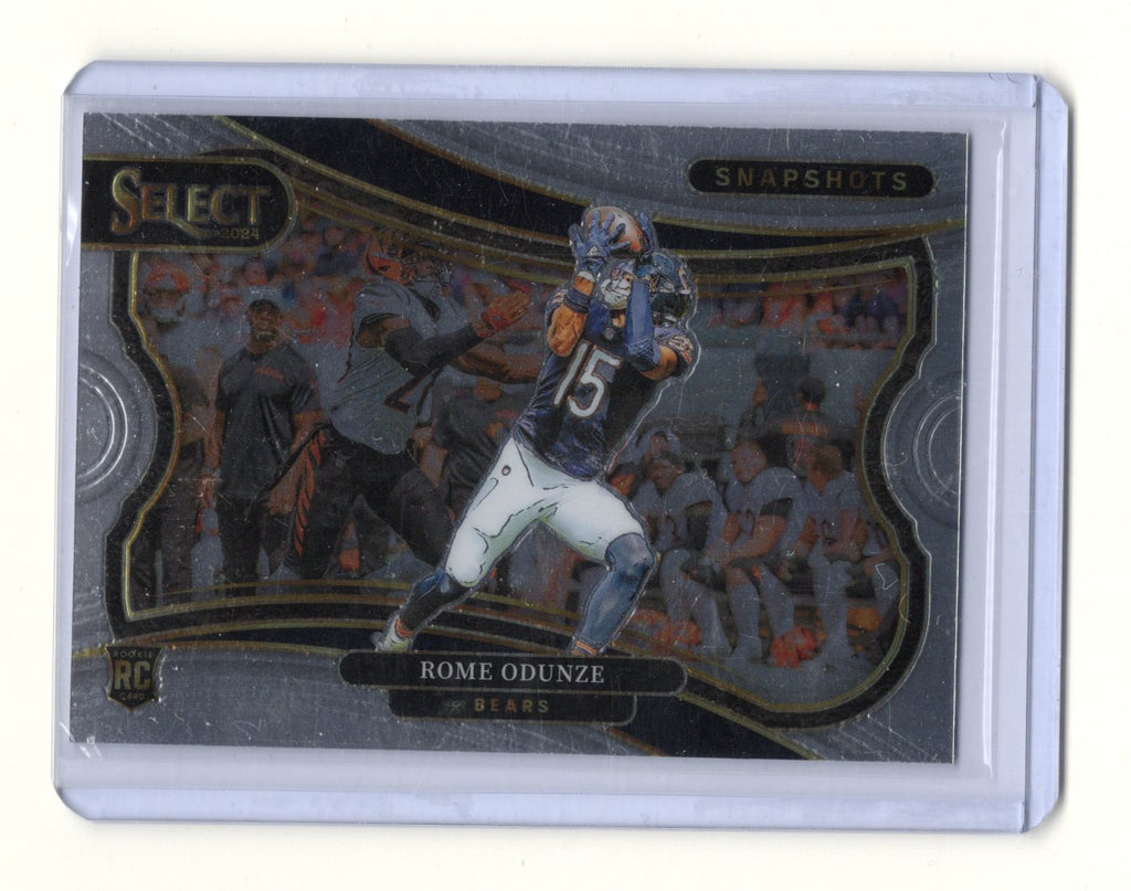 2024 Panini Select Rome Odunze Card Snapshots Chicago Bears #11
