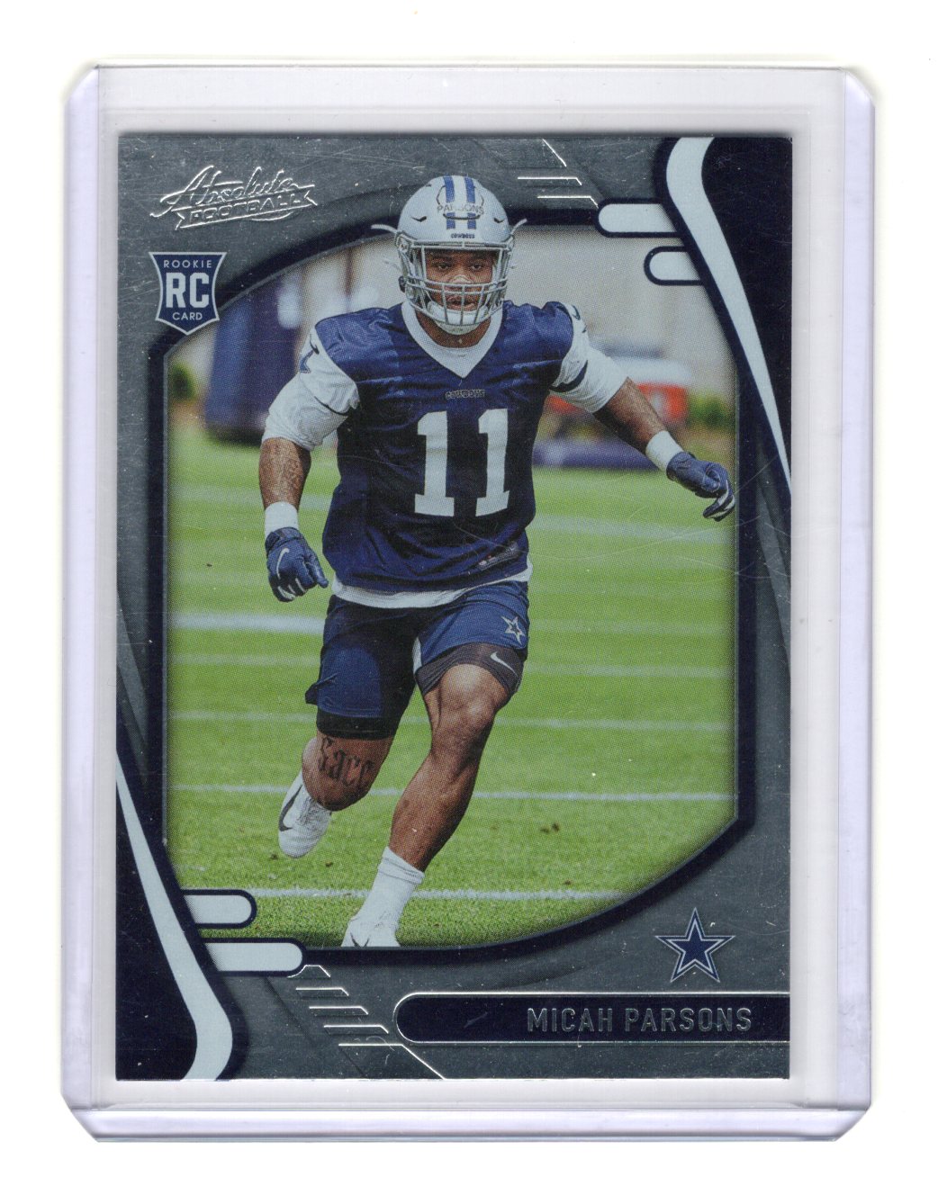 2021 Panini Absolute Micah Parsons Card Rookie Cowboys #158