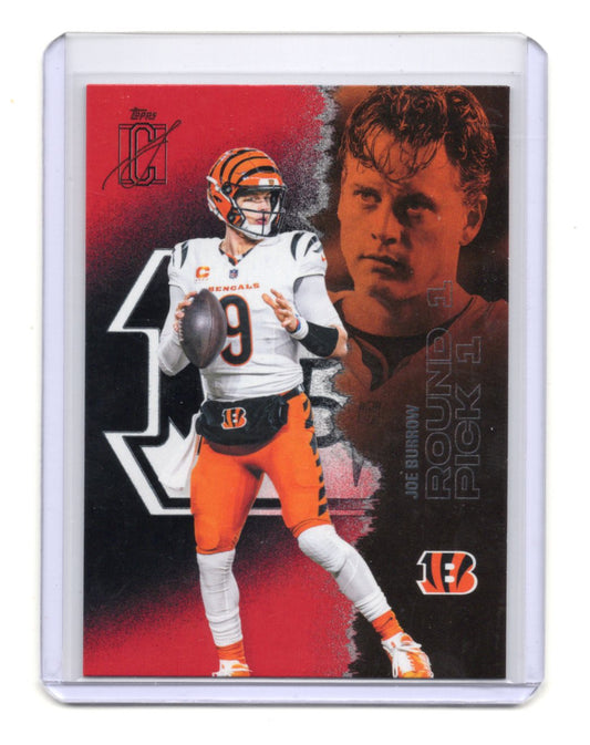 2025 Topps Signature Class Joe Burrow Card Red & Black Cincinnati Bengals #13