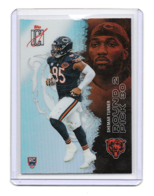 2025 Topps Signature Class Shemar Turner Card Chrome Refractor RC  Bears
