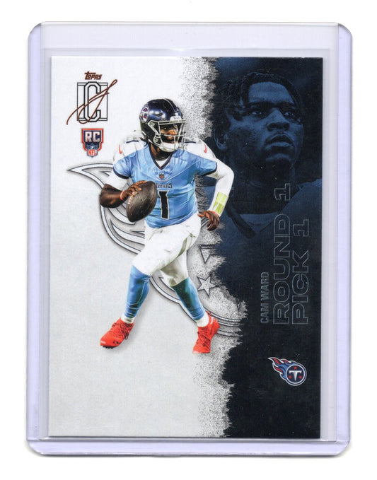 2025 Topps Signature Class Cam Ward Card RC Tennessee Titans #101