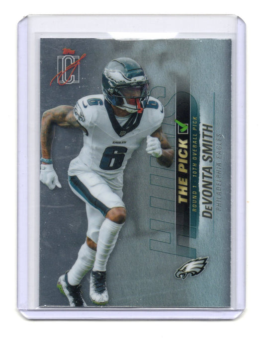 2025 Topps Signature Class DeVonta Smith Card The Pick Eagles #TP-25