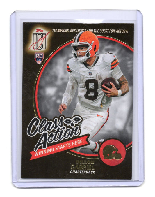 2025 Topps Signature Class Dillon Gabriel RC Class Action #CA-8 Browns