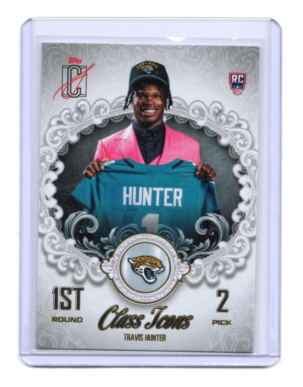 2025 Topps Signature Class Travis Hunter Card Class Icons  Jaguars #CI-23