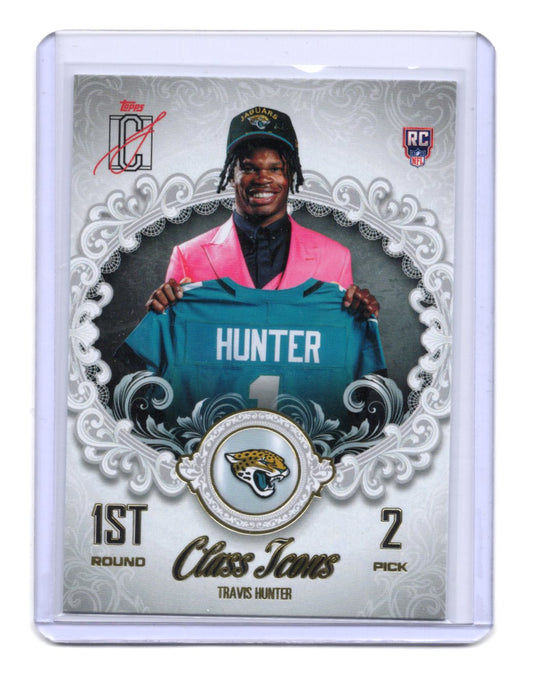 2025 Topps Signature Class Travis Hunter Card Class Icons  Jaguars #CI-23