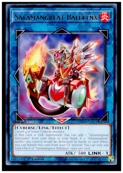 Legendary Duelists: Soulburning Volcano Salamangreat Balelynx Card Rare Yu Gi Oh