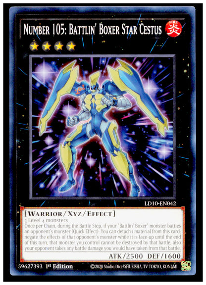 Legendary Duelists: Soulburning Volcano Battlin' Boxer Star Cestus Card Yu Gi Oh