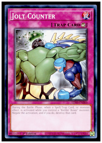 Legendary Duelists: Soulburning Volcano Jolt Counter Card Yu Gi Oh