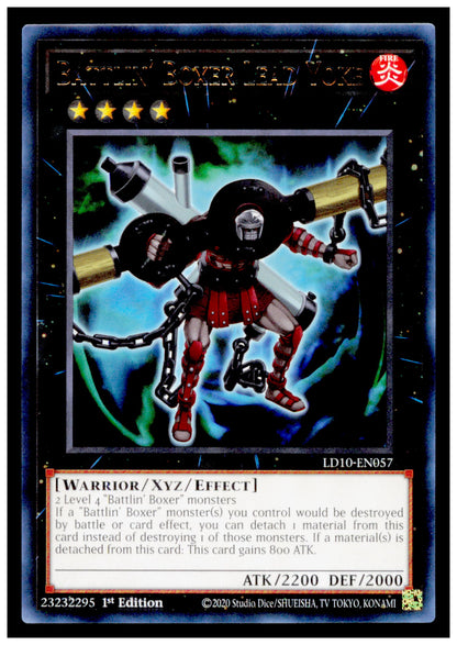 Legendary Duelists: Soulburning Volcano Battlin' Boxer Lead  Card Yu Gi Oh