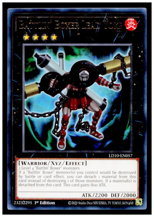 Legendary Duelists: Soulburning Volcano Battlin' Boxer Lead  Card Yu Gi Oh
