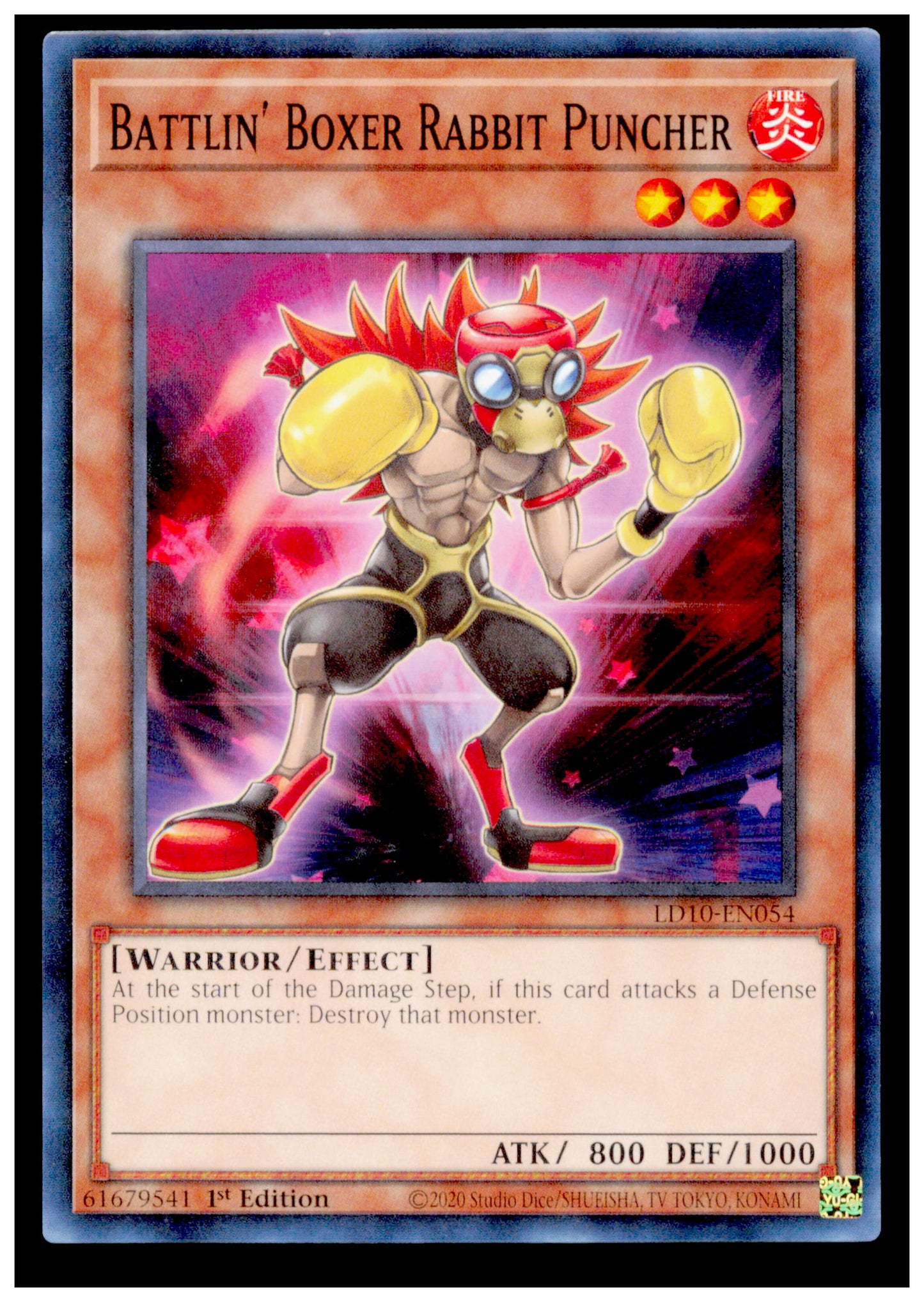 Legendary Duelists: Soulburning Volcano Battlin' Boxer Rabbit Puncher Yu Gi Oh