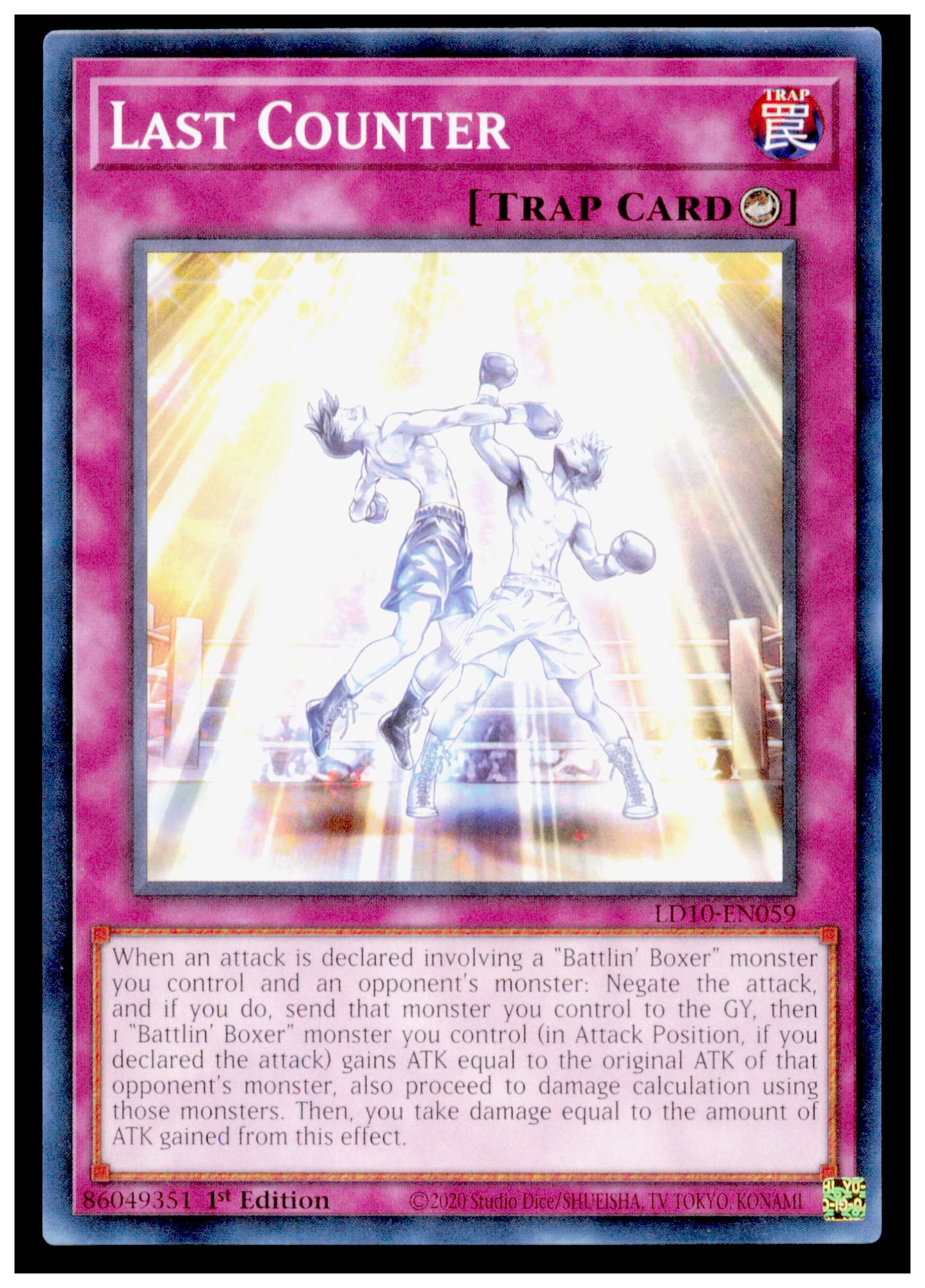 Legendary Duelists: Soulburning Volcano Last Counter Card Yu Gi Oh