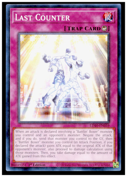 Legendary Duelists: Soulburning Volcano Last Counter Card Yu Gi Oh