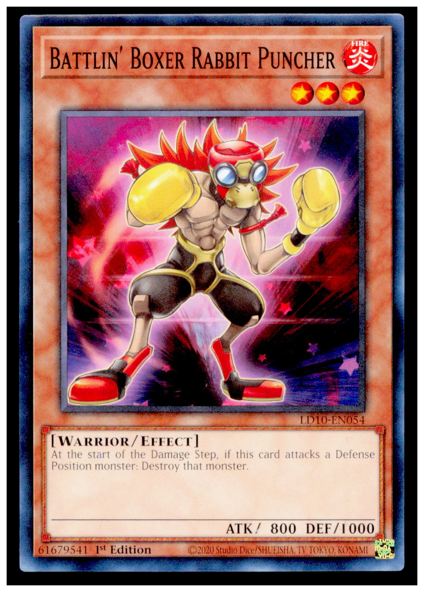 Legendary Duelists: Soulburning Volcano Battlin' Boxer Rabbit Puncher Yu Gi Oh