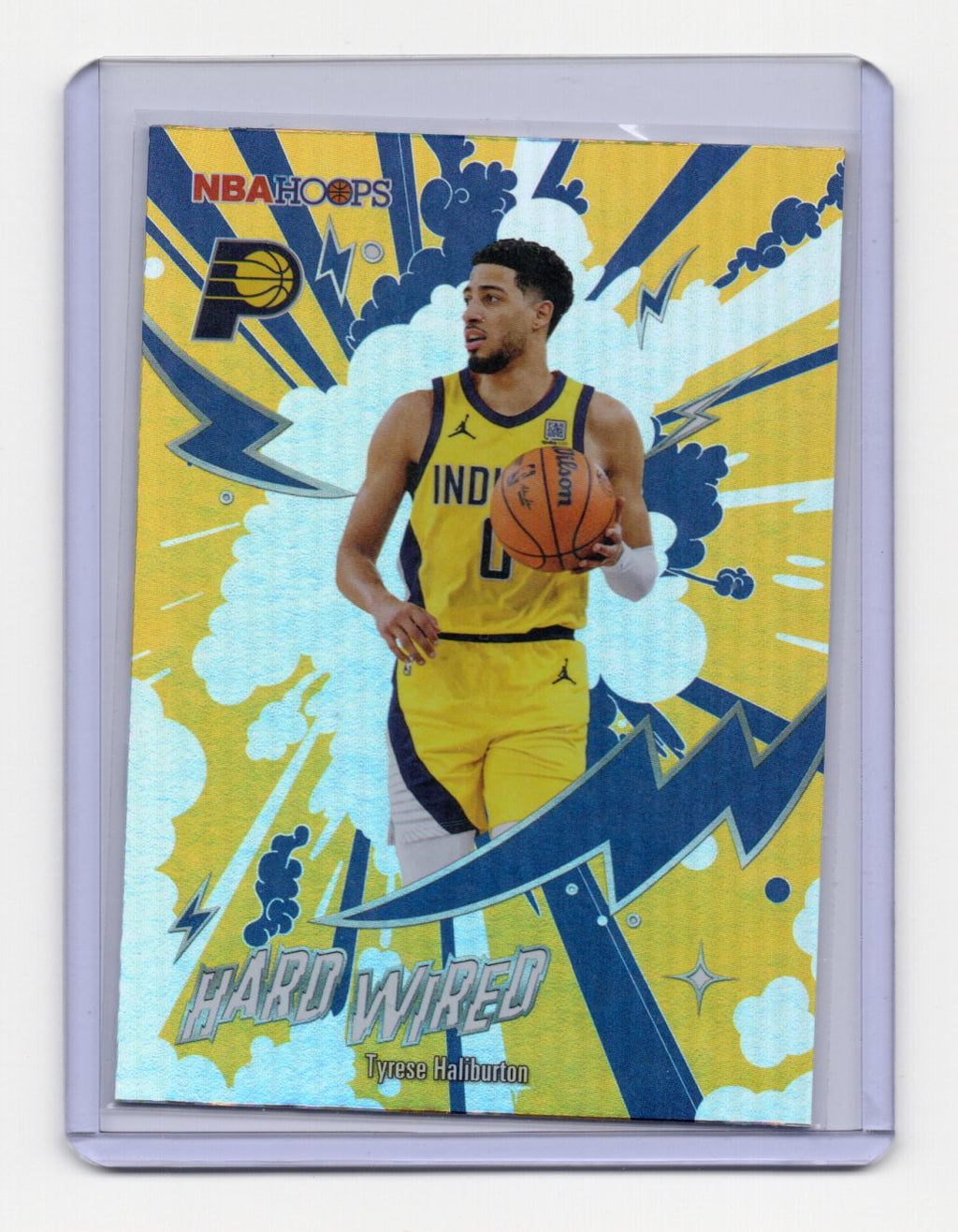 2025-26 Hoops Tyrese Haliburton Card Hard Wired Indiana Pacers #HW-13