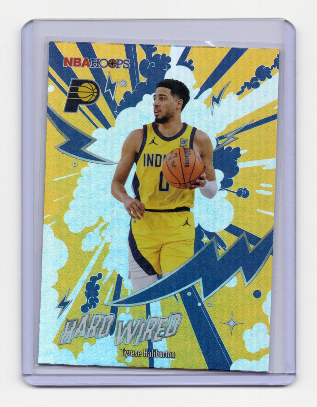 2025-26 Hoops Tyrese Haliburton Card Hard Wired Indiana Pacers #HW-13