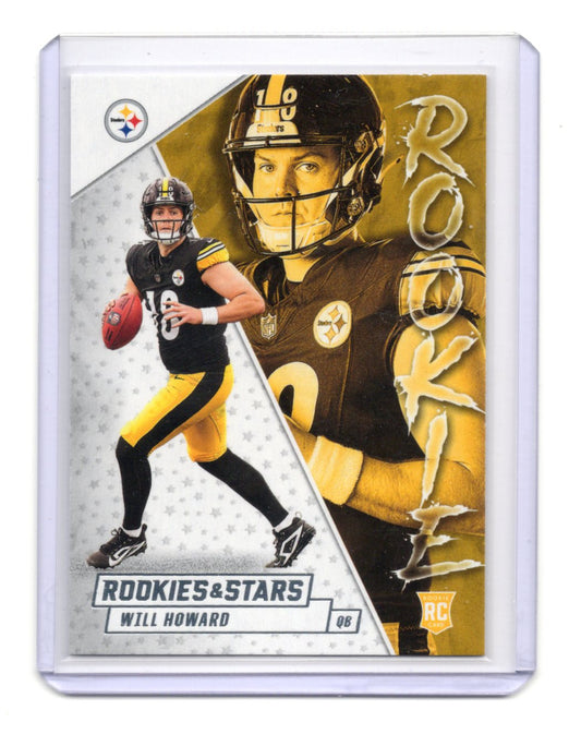 2025 Panini Rookies & Stars Will Howard Card Rookie Exclusive Steelers #30