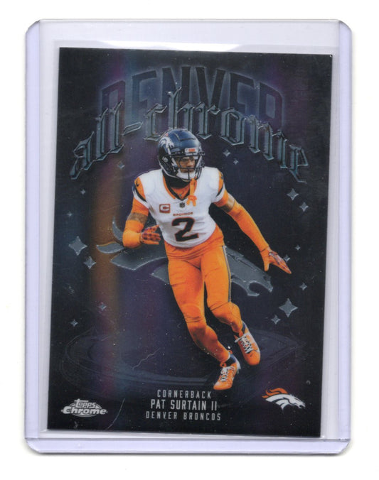 2025 Topps Chrome All-Chrome Team Pat Surtain II #ACT-18 Denver Broncos