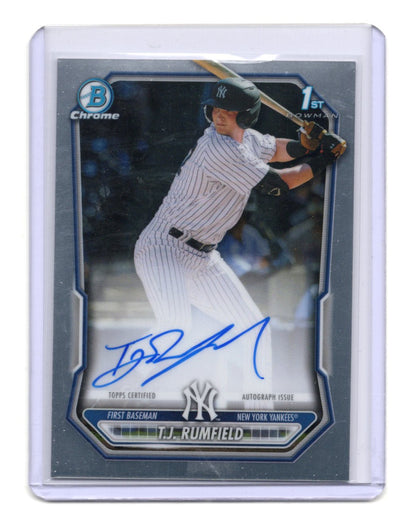 2026 Bowman Chrome T.J. Rumfield 1st Bowman Auto Prospect #CPA-TR Yankees