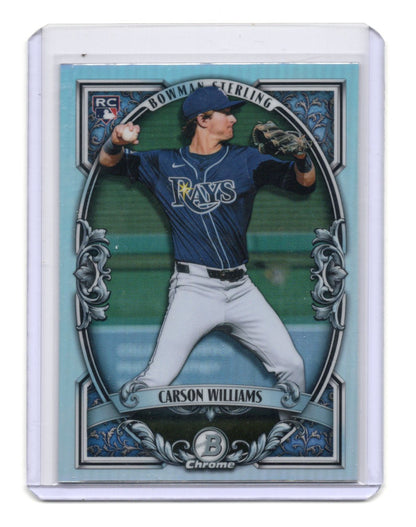 2026 Bowman Carson Williams Card Bowman Sterling Tampa Bay Rays #BST-15