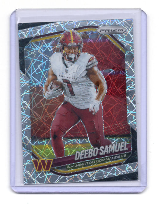 2025 Panini Prizm Deebo Samuel Card Lazer Washington Commanders #133