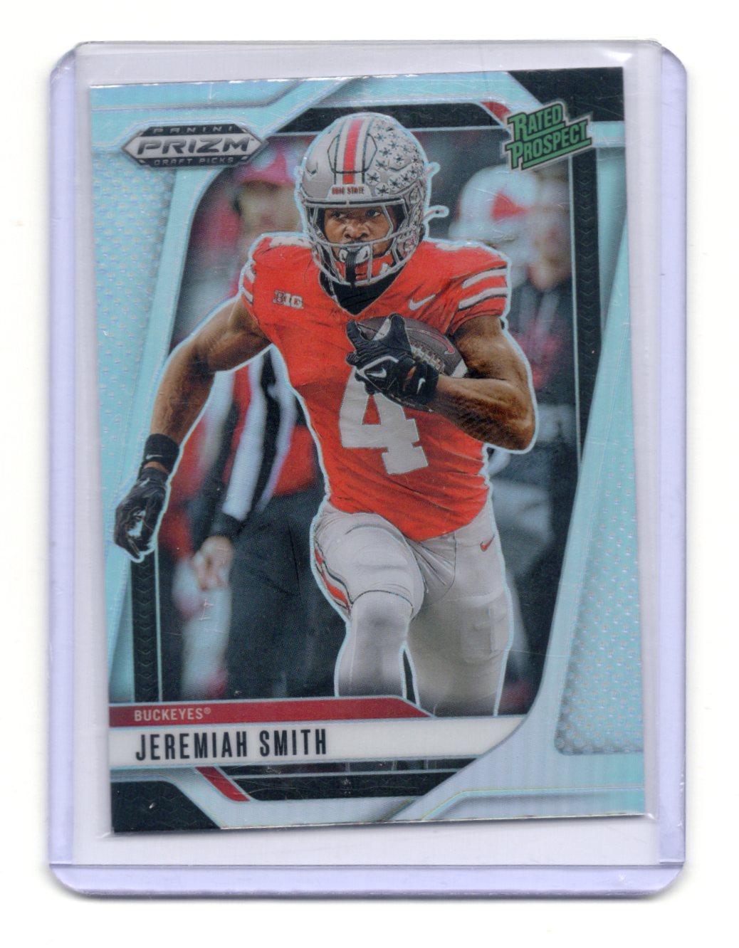 2025 Panini Prizm Draft Picks Jeremiah Smith Card Ohio State Buckeyes #160