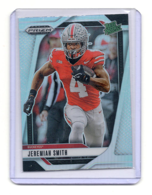 2025 Panini Prizm Draft Picks Jeremiah Smith Card Ohio State Buckeyes #160
