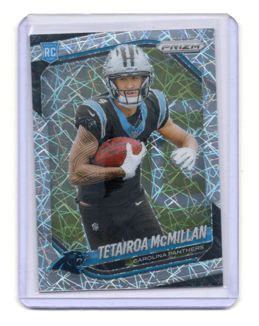 2025 Panini Prizm Tetairoa McMillan Card Lazer Carolina Panthers #311