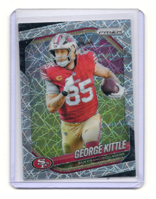 2025 Panini Prizm George Kittle Card Lazer San Francisco 49ers #94