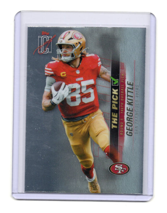 2025 Topps Signature Class George Kittle Card The Pick 49ers #TP-28