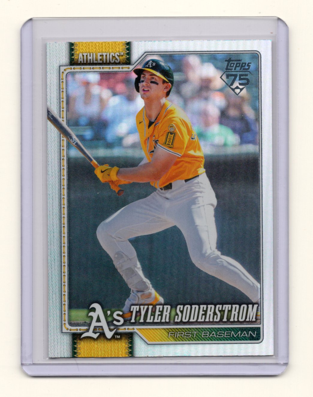 2026 Topps Series 2 Tyler Soderstrom #564 Rainbow Foil Parallel Athletics