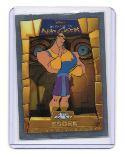 2025 Topps Chrome Disney Kronk Card The Emperor's New Groove 25th Anniversary