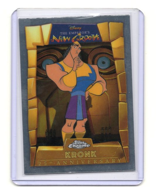 2025 Topps Chrome Disney Kronk Card The Emperor's New Groove 25th Anniversary