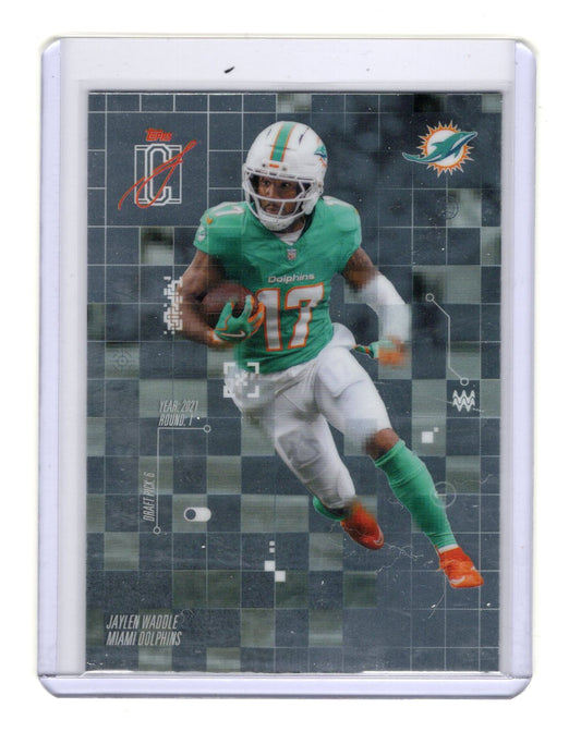 2025 Topps Signature Class Jaylen Waddle Card After Image Miami  #AI-19