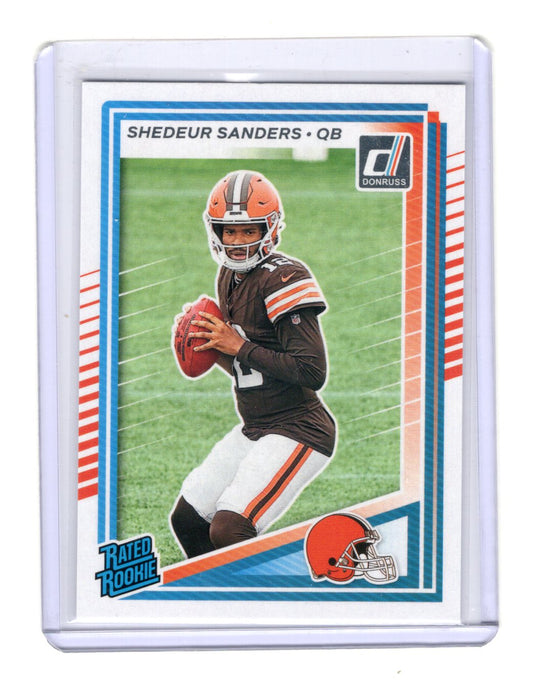 2025 Donruss Shedeur Sanders Card RC Cleveland Browns #306