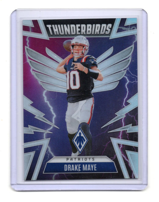 2025 Panini Phoenix Drake Maye Card Thunderbirds Patriots #35