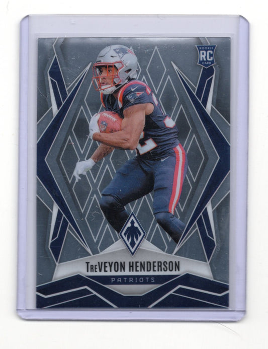 2025 Panini Phoenix TreVeyon Henderson Card RC Patriots #187