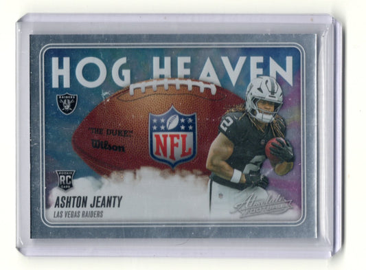 2025 Panini Absolute Ashton Jeanty Card Hog Heaven  Raiders #HH-AJY