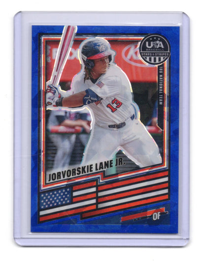 2026 Panini Stars & Stripes USA Baseball Jorvorskie Lane Jr.  Blue Ice  #/99