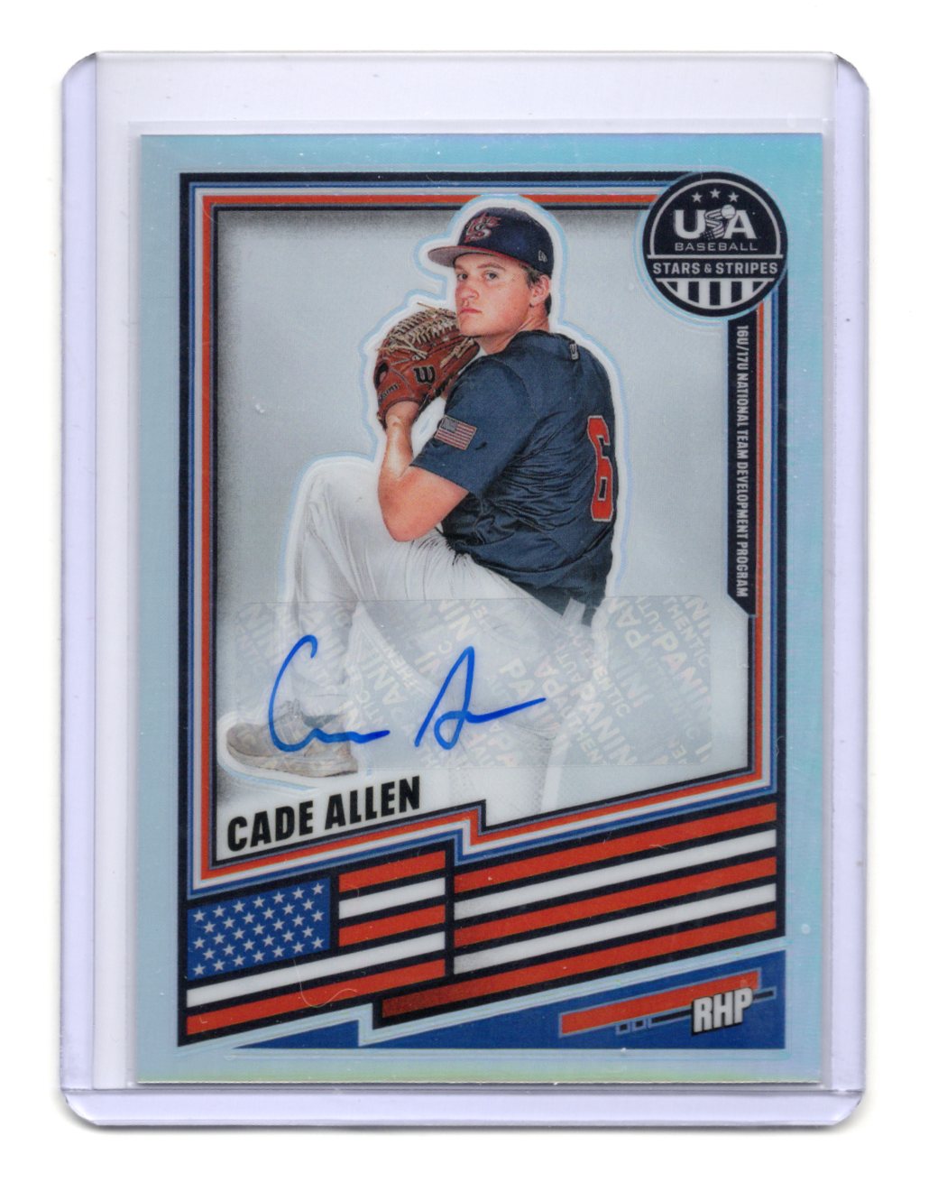 2026 Panini Stars & Stripes Prizm #174 Cade Allen Auto