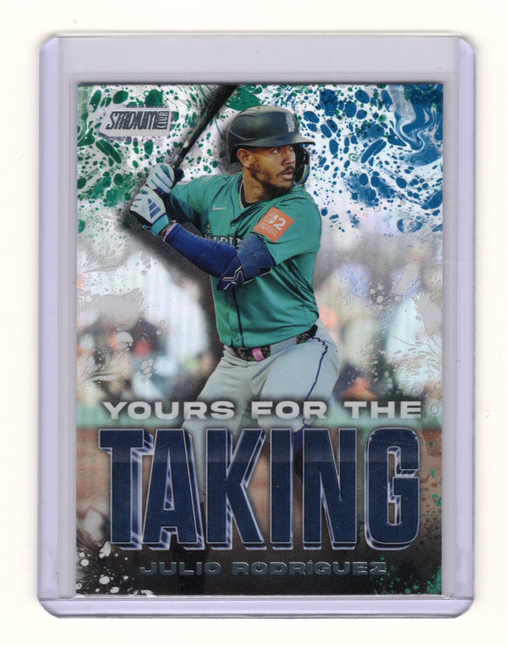 2025 Stadium Club Julio Rodríguez Card Yours for the Taking Seattle