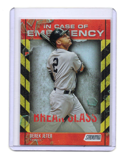 2025 Stadium Club Derek Jeter Card In Case of Emergency New York Yankees #ICE-7