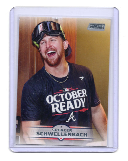 2025 Stadium Club Spencer Schwellenbach Card Atlanta Braves #93